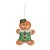 Three Kings Seasonal Plush Decor Gingerbread Girl Pendant