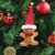 Three Kings Seasonal Plush Decor Gingerbread Man Pendant