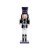 Three Kings Navy & Silver Nutcracker Large - Assorted