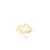 Konstsmide Battery Operated Set of Gold Leaves with 20 Warm White LED Pearls