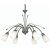 Oaks Lighting Antwerp 6 Light Chandelier Antique Chrome