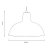 Oaks Lighting Kanya Pendant Cream