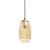 Oaks Lighting Cheb Pendant Amber