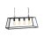 Oaks Lighting Riga 4 Light Chandelier Black