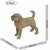 DOG Standing 34cm Sienna Sand Effect