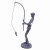 Elur Iron Figurine Angler 22cm Grey Shimmer