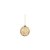 Premier Decorations 80-110mm Shiny Champagne Gold with Detail Glass Bauble - Assorted