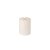 Premier Decorations Battery Operated Flickabright Melted Top Candle 7.5 x 10cm - Cream