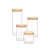 Jomafe Store&Care Square Glass Jar with Bamboo Lid - 800mll