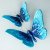 Tilnar Brushed Aqua Butterfly Large - 19 cm