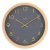 Acctim Upsilon Wall Clock Grey/Light Wood