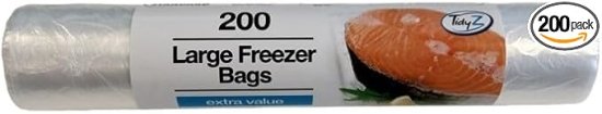 Tidyz Freezer Bags - Pack of 200