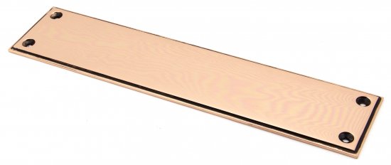 Polished Bronze 300mm Art Deco Fingerplate