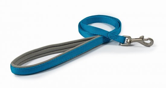 Ancol Padded BLue Dog Lead - 100cm x 1.2mm