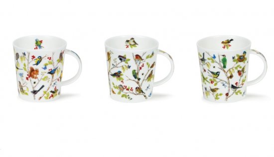 Dunoon Lomond Shape Fine Bone China Mug - Secret Wood Assorted