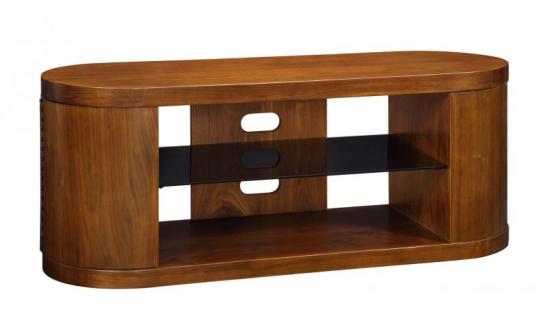 Jual Curved TV Cabinet - Walnut