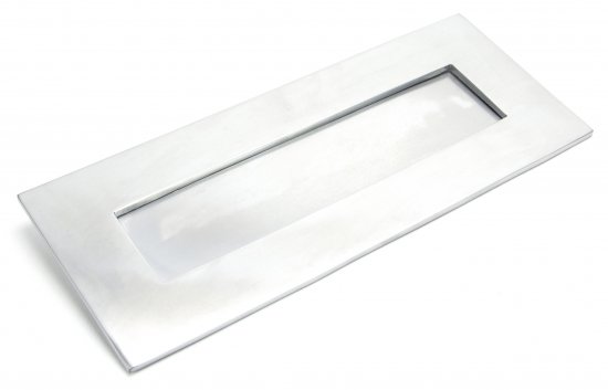 Satin Chrome Small Letter Plate