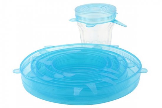 Silicone Stretch Lids - Set of 6