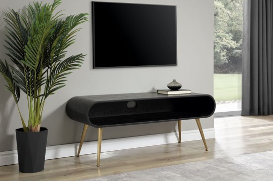 Jual JF720 Auckland TV Stand Black & Brass