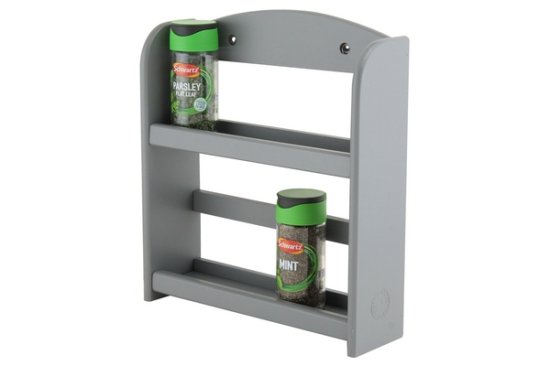 Apollo Charcoal 2-tier Spice Rack