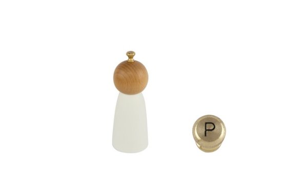 Apollo Cream Pepper Mill - 17cm