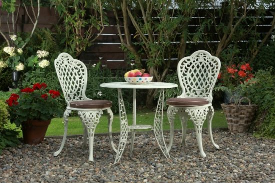 Ballygowen Cream & Chocolate Bistro Set