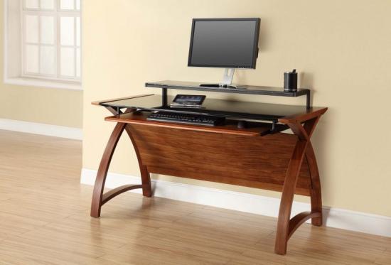 Jual Computer Desk 1300mm - Walnut