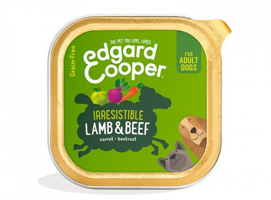 Edgard & Cooper Adult Grain Free Lamb & Beef with Carrot, Beetroot & Apple 150g