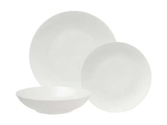 Maxwell & Williams White Basics Tribeca Coupe Dinner Set 12 Piece