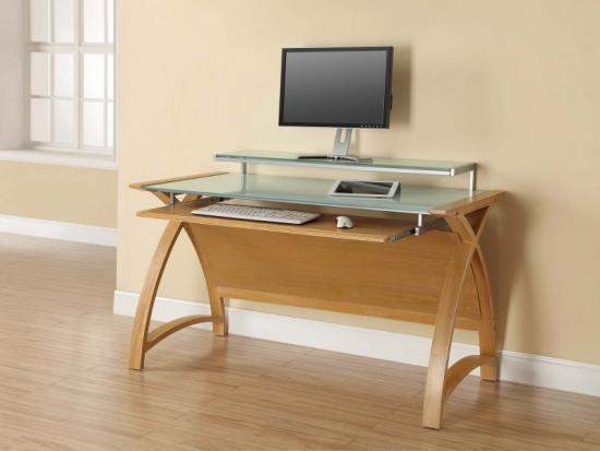 Jual Computer Desk 1300mm - Oak